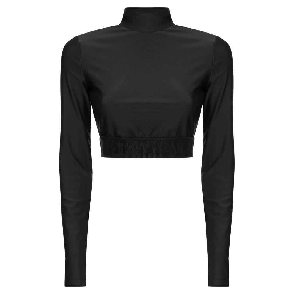 Just Cavalli T-shirts en Polos Black Dames