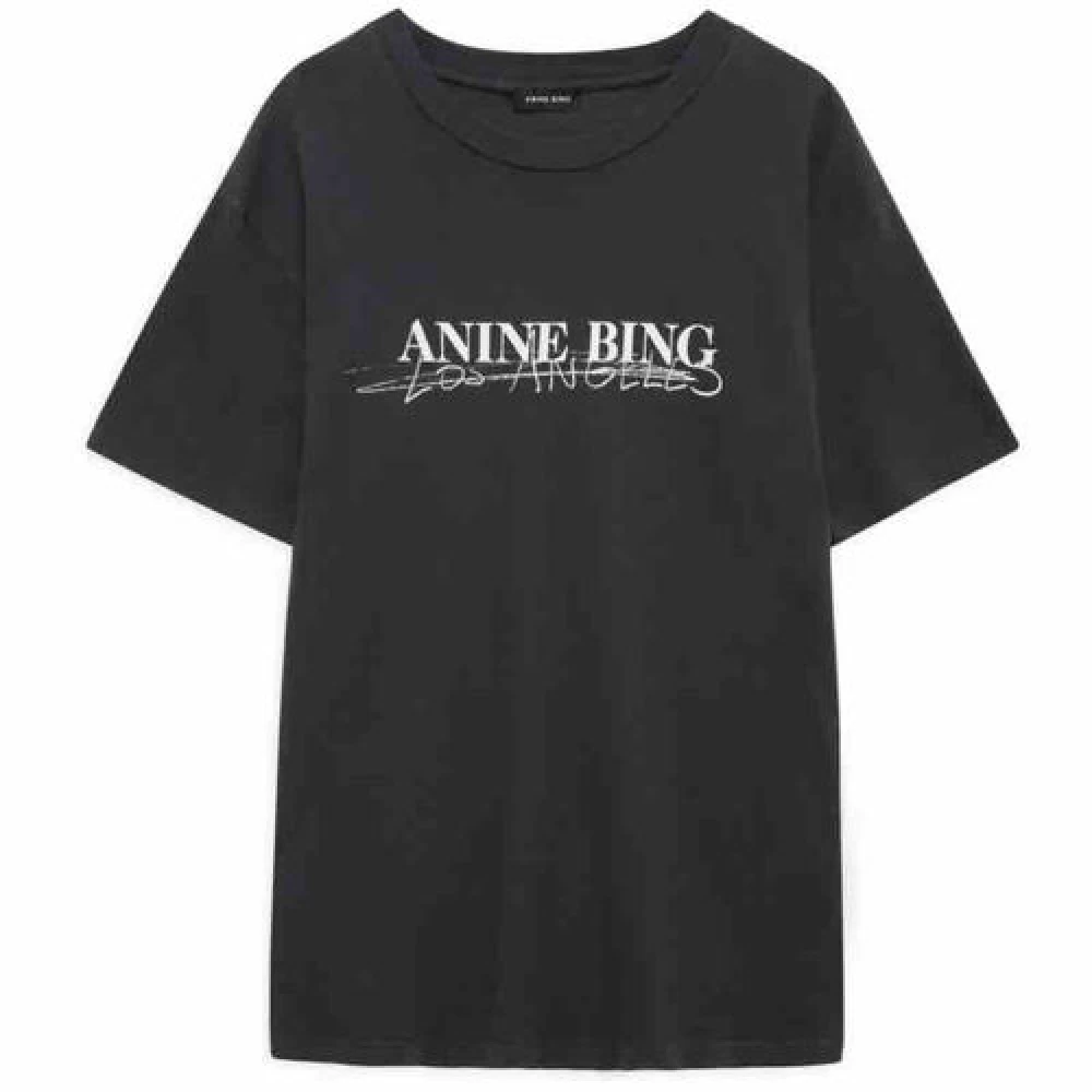 Anine Bing T-Shirts Black Dames
