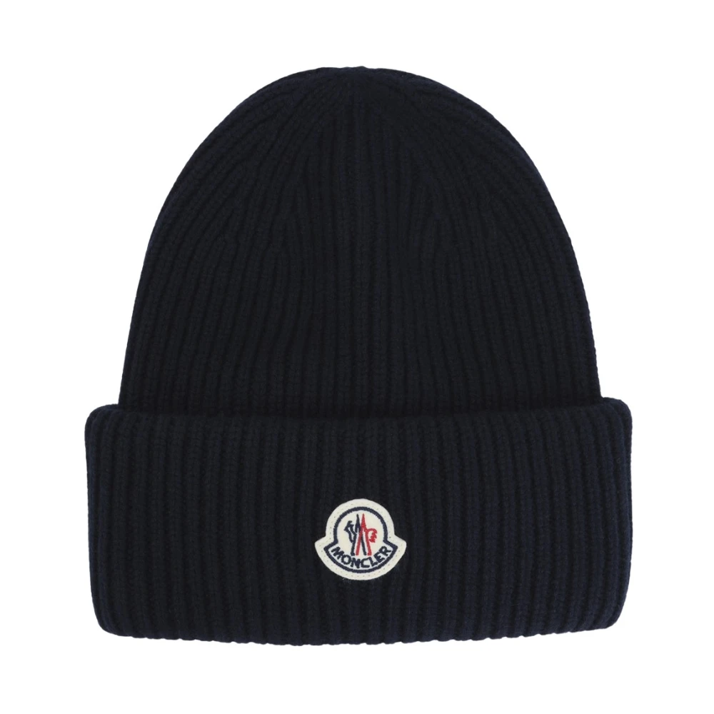 Moncler Blue Wool Oves Aries Beanie - UNI - Image 5