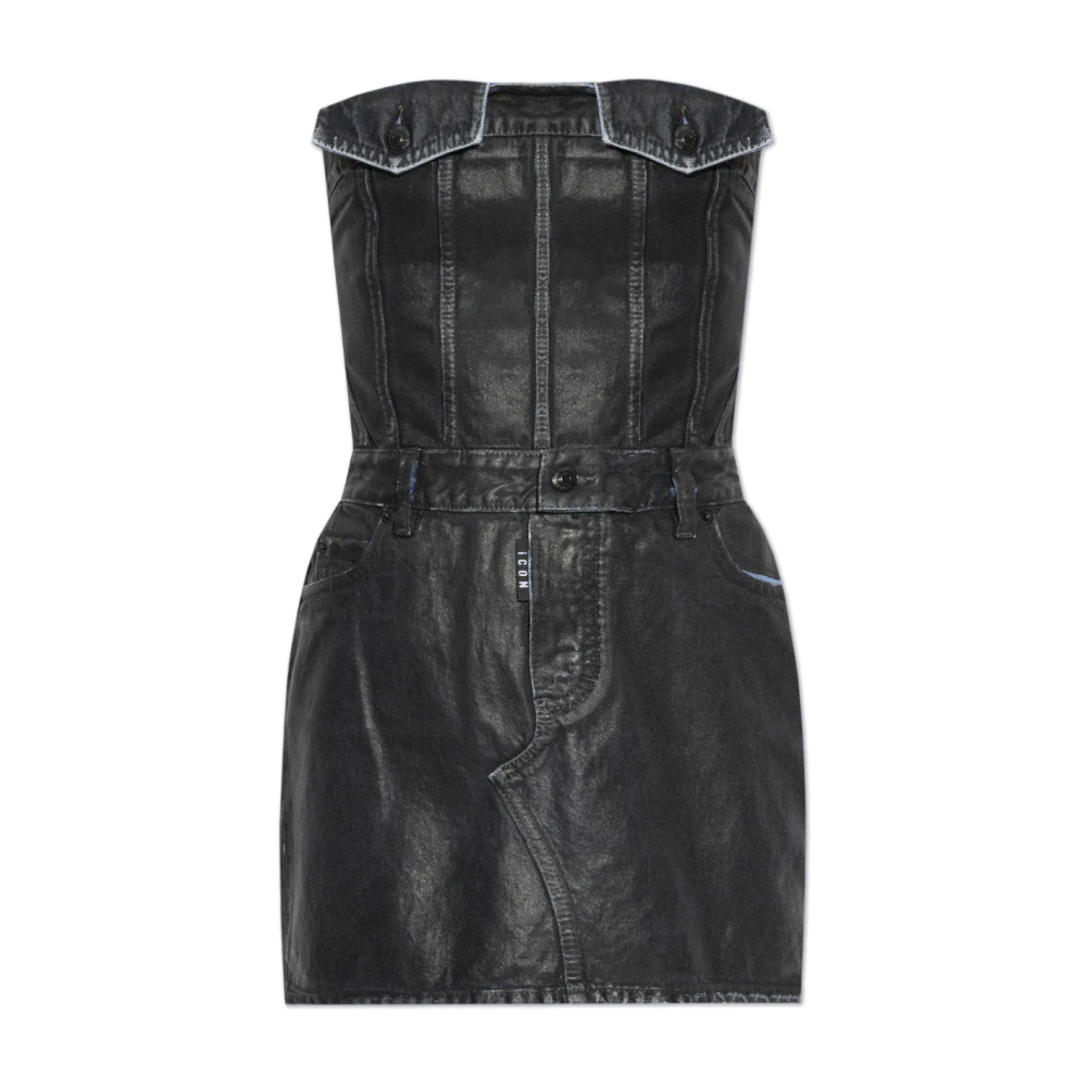 Dsquared2 Denim Jurk Black Dames