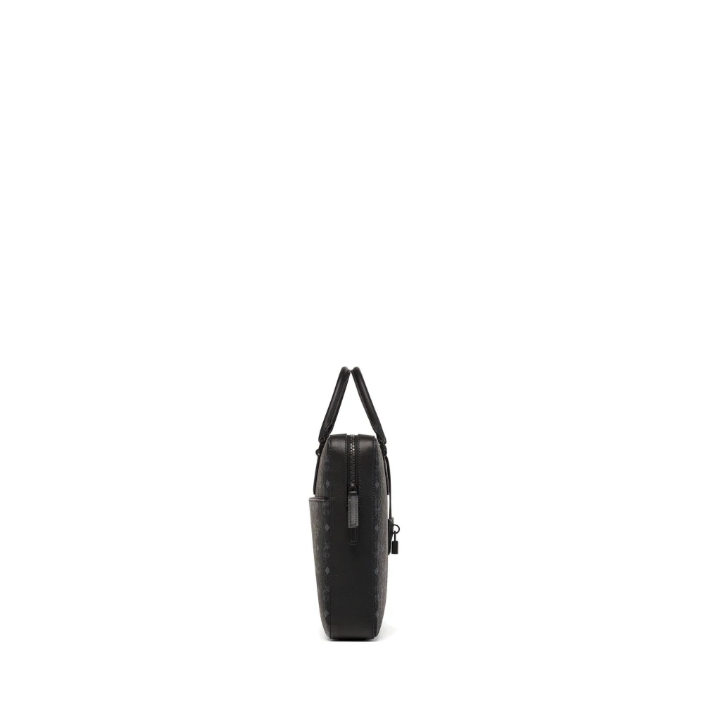 MCM Klassieke Aktetas in Visetos Black Heren