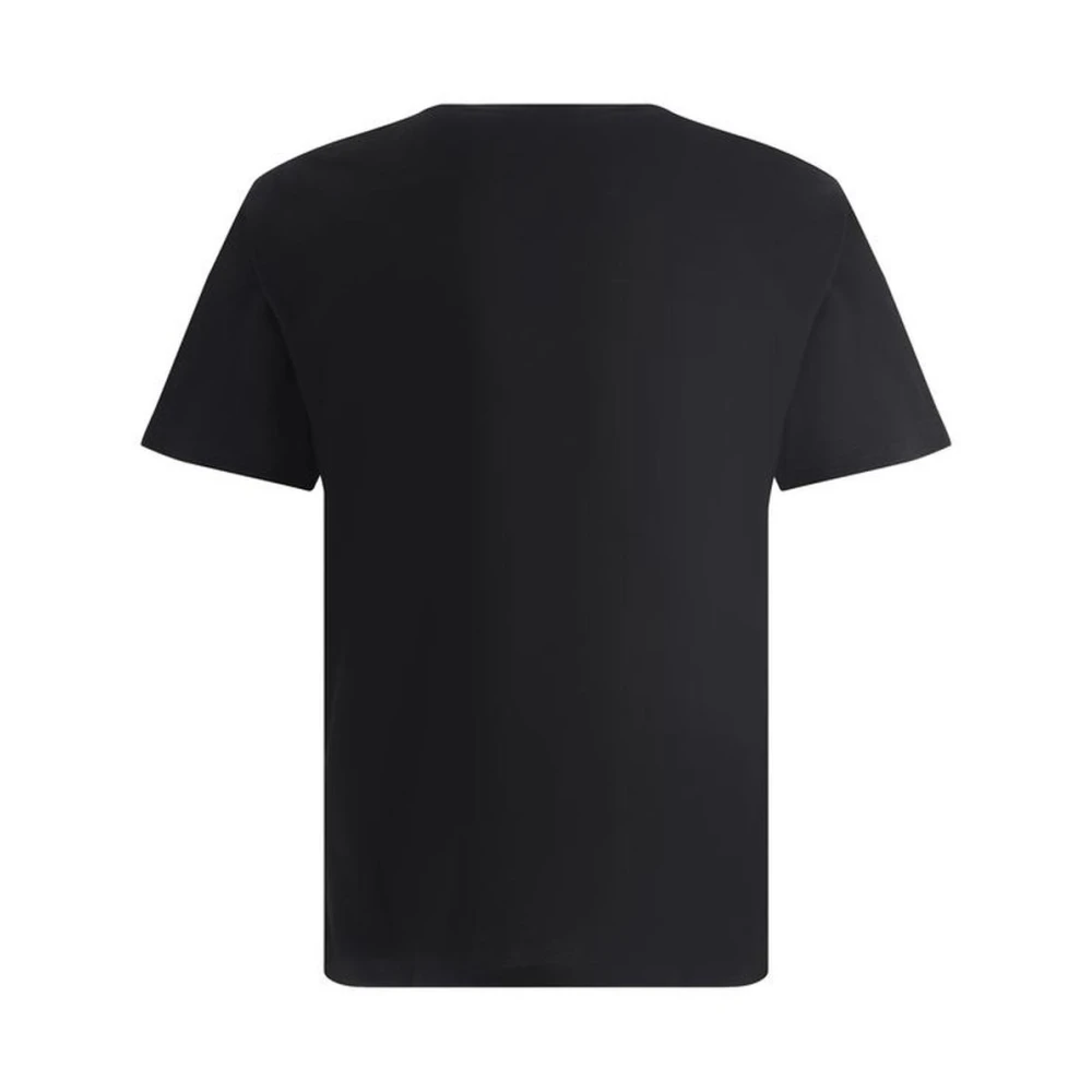 Valentino Iconisch Logo Katoenen T-shirt Black Heren