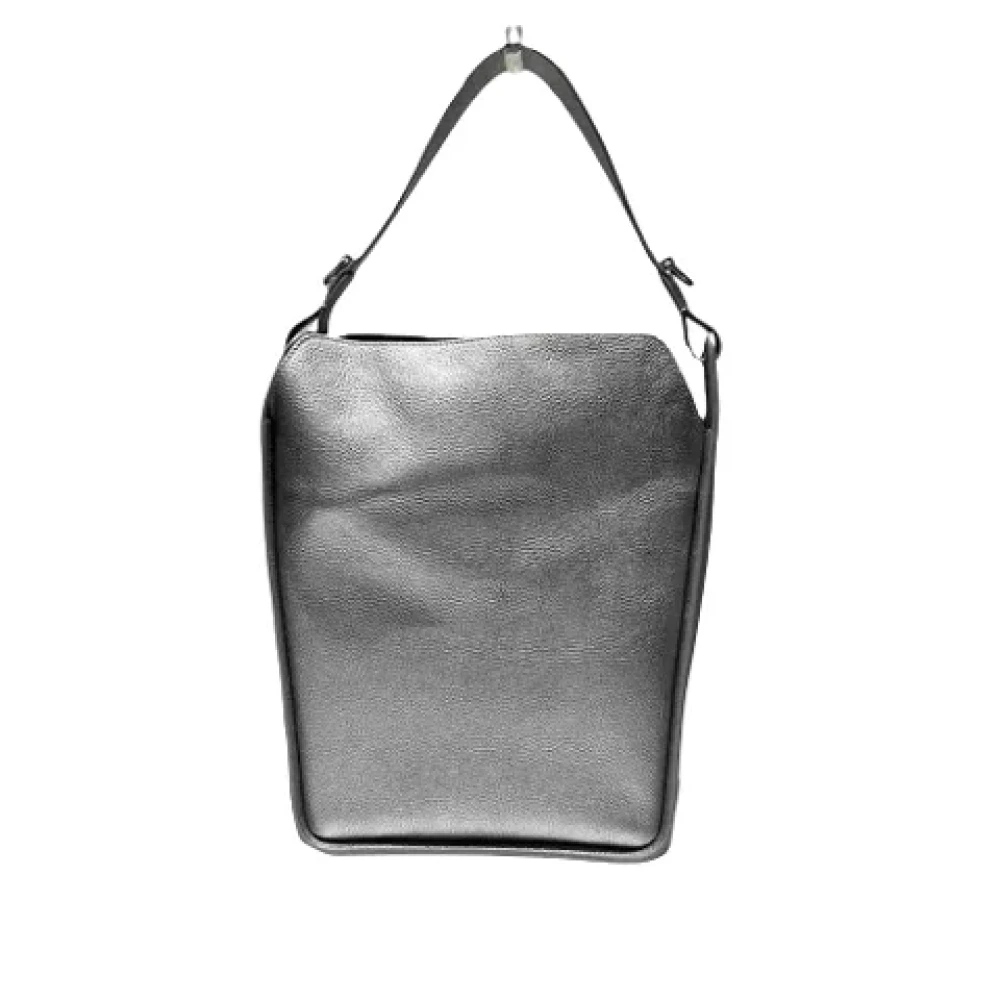 Balenciaga Vintage Pre-owned Leather balenciaga-bags Gray Dames