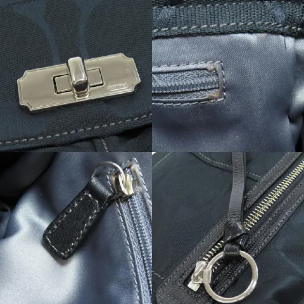 Coach Pre-owned Canvas shoulder-bags Black Dames
