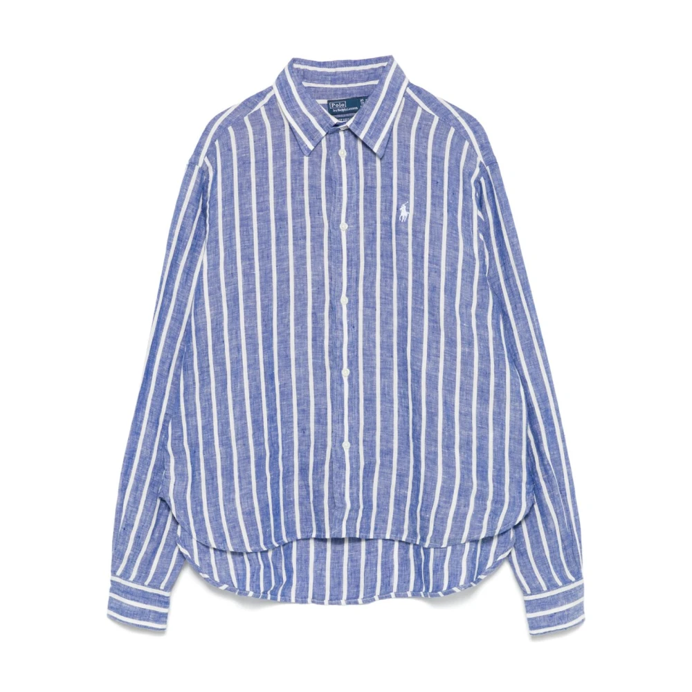 Polo Ralph Lauren Blauwe Overhemd Collectie Blue Dames