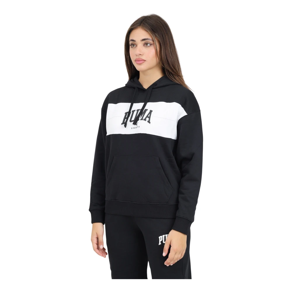 Puma Zwarte Hoodie Squad Sweater Black Dames