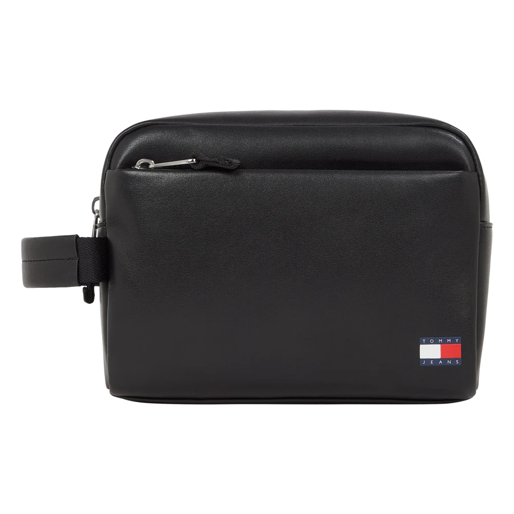 Tommy Hilfiger Men's Black Heritage Toiletry Bag Organizer
