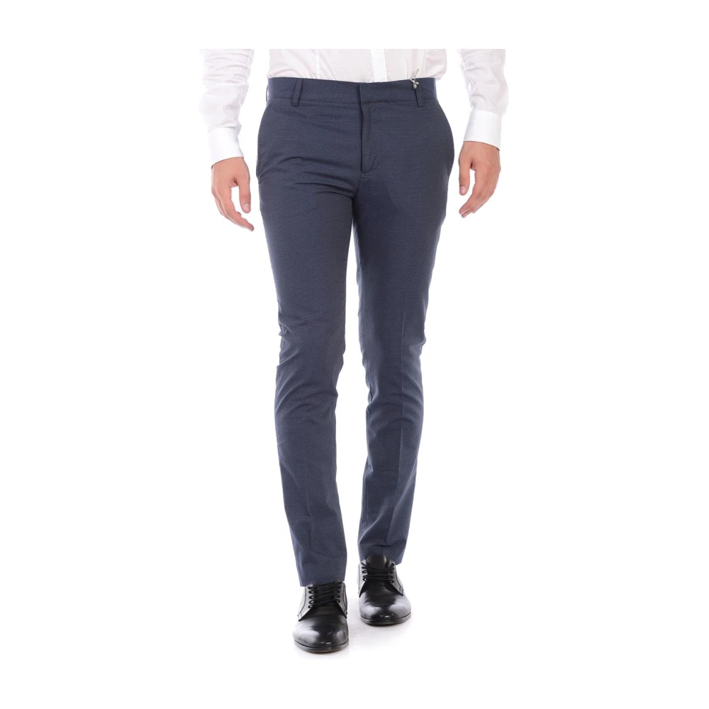 Daniele Alessandrini Blue Suit Trousers - Male - Suit Trousers - S - Trousers