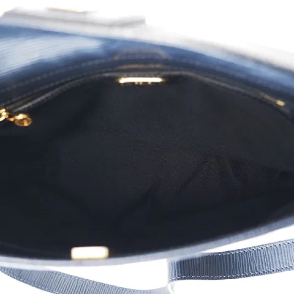 Fendi Vintage Pre-owned Leather fendi-bags Blue Dames