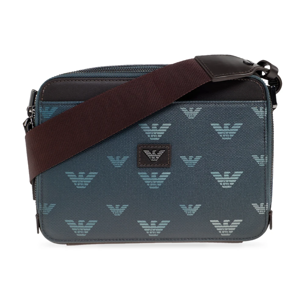 Emporio Armani Uomo Blu Borse, Taglia Unica, New,