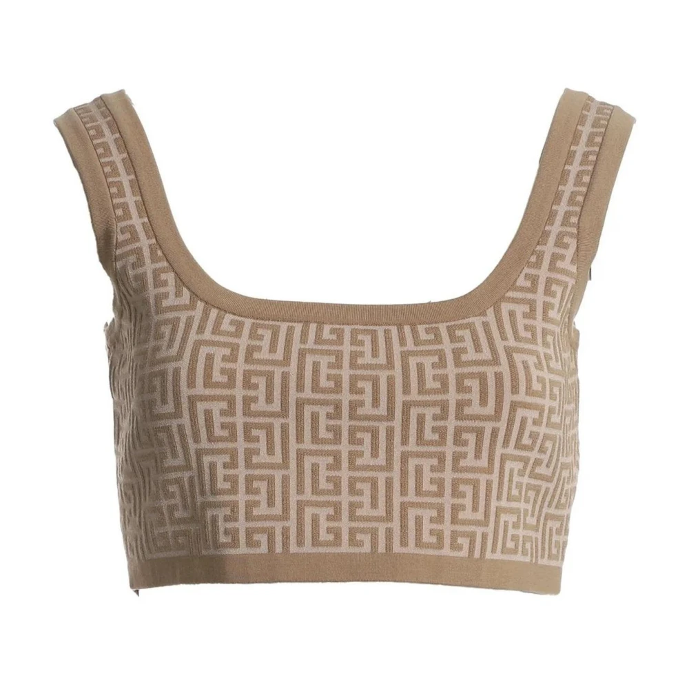 Tops > Sleeveless Tops - - Balmain - Modalova
