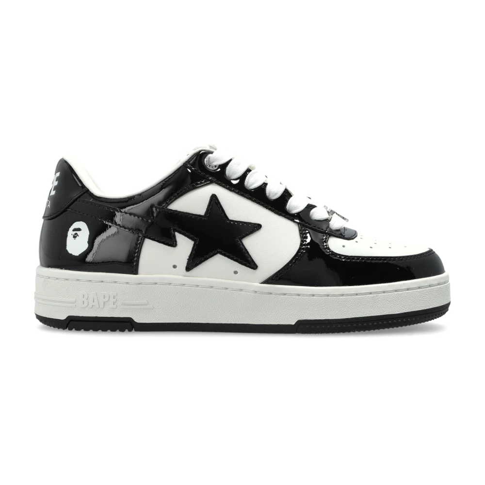 A Bathing APE Sta Sneakers van Patentleer Dames Schoenen Zwart