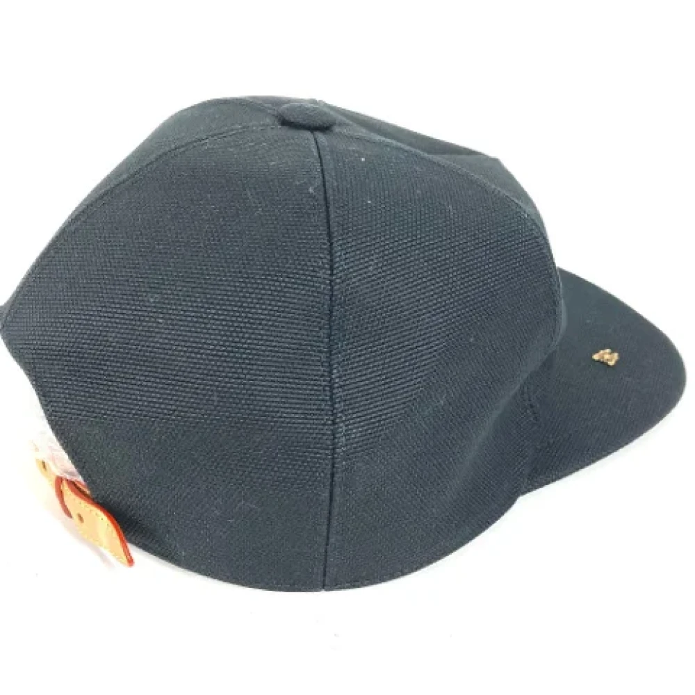 Louis Vuitton Vintage Pre-owned Cotton hats Black Dames
