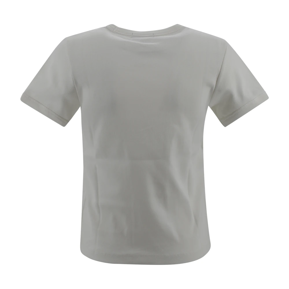 Soeur Katoenen Crew Neck T-shirt Wit White Dames