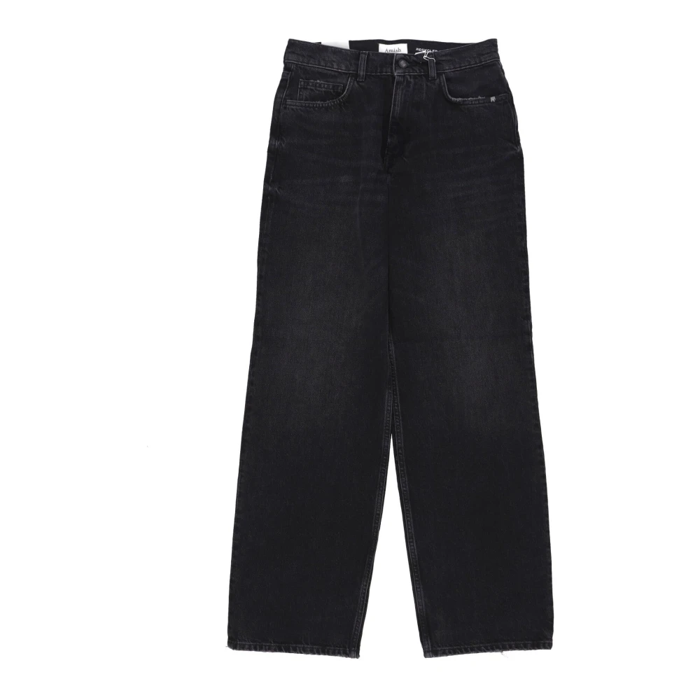 Amish Vintage Zwart Denim Jeans Black Dames
