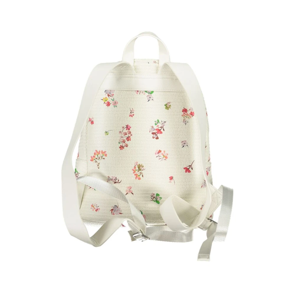 Desigual Polyethyleen Rugzak met Verstelbare Banden White Dames