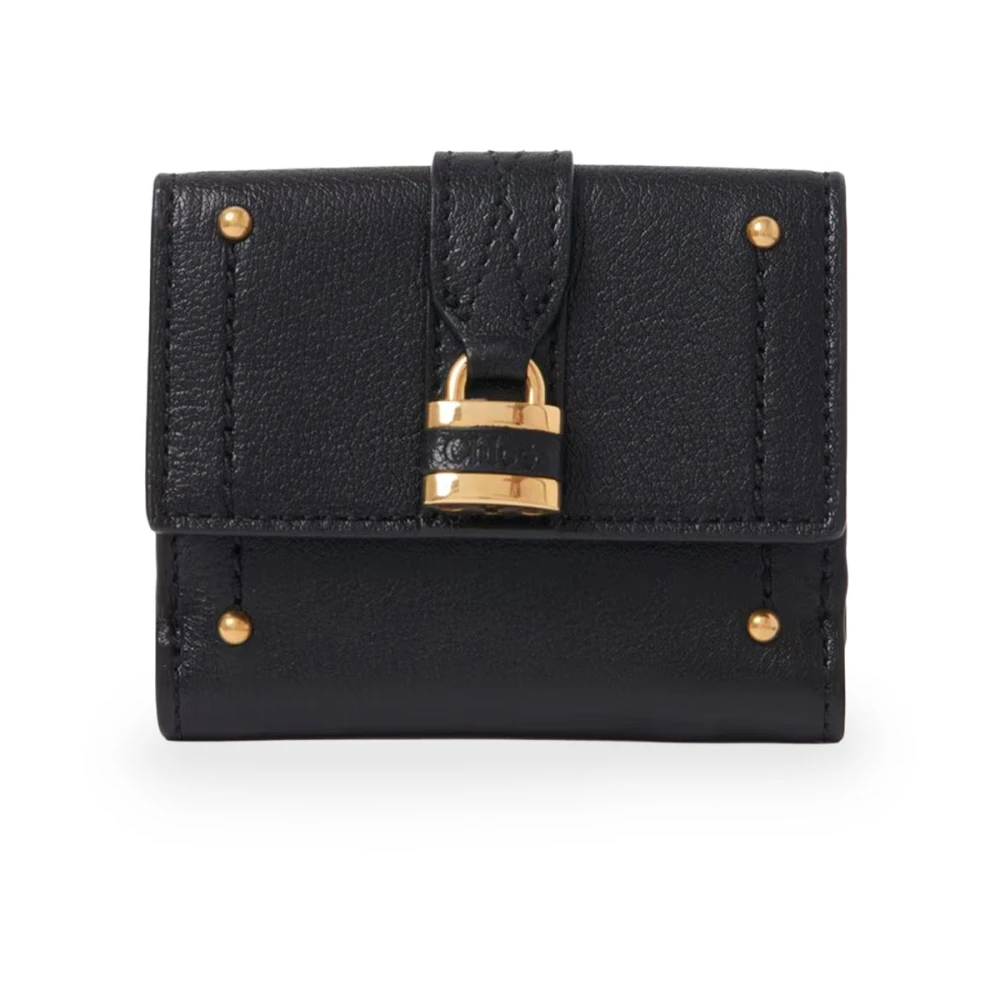 Chloé Women's Black Wallets & Cardholders, One Size, Mini Paddington Tri-Fold Wallet