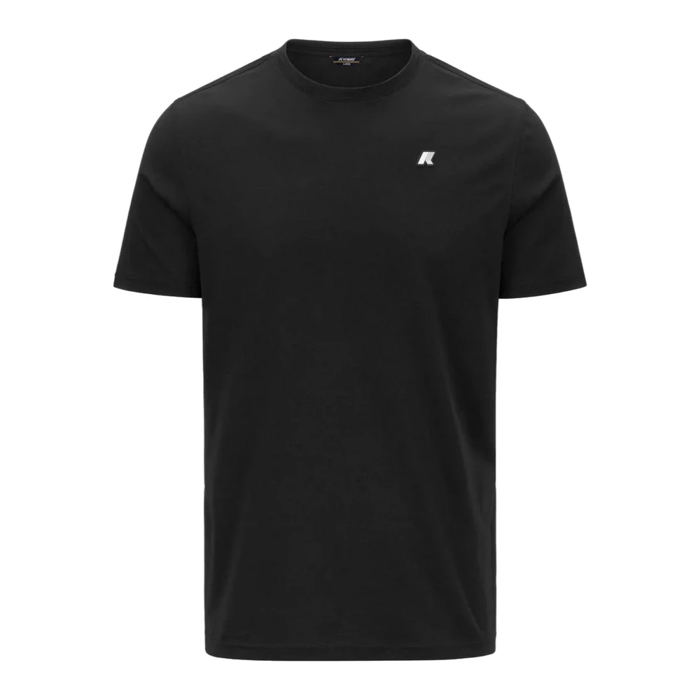 K-Way Hombre Negro Camisetas, Talla: L