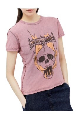 t-shirt-en-coton-imprime-graphique-effet-use