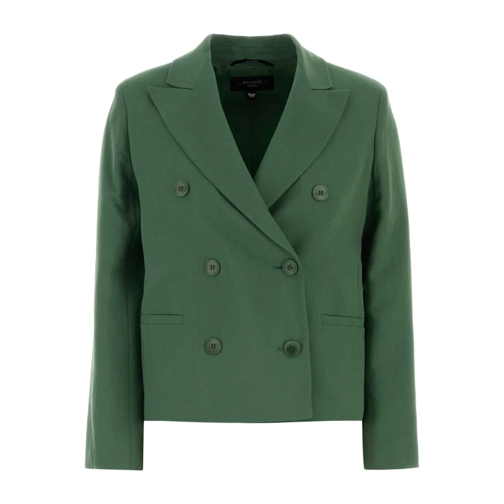 Weekend Max Mara Women's Green Embi Blazer - Blazers - S - Jackets