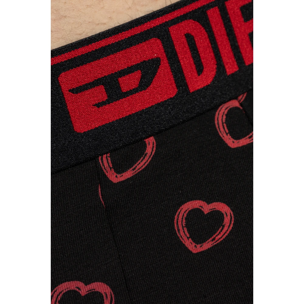 Diesel Gedrukte boxers Damien Boxers Black Heren