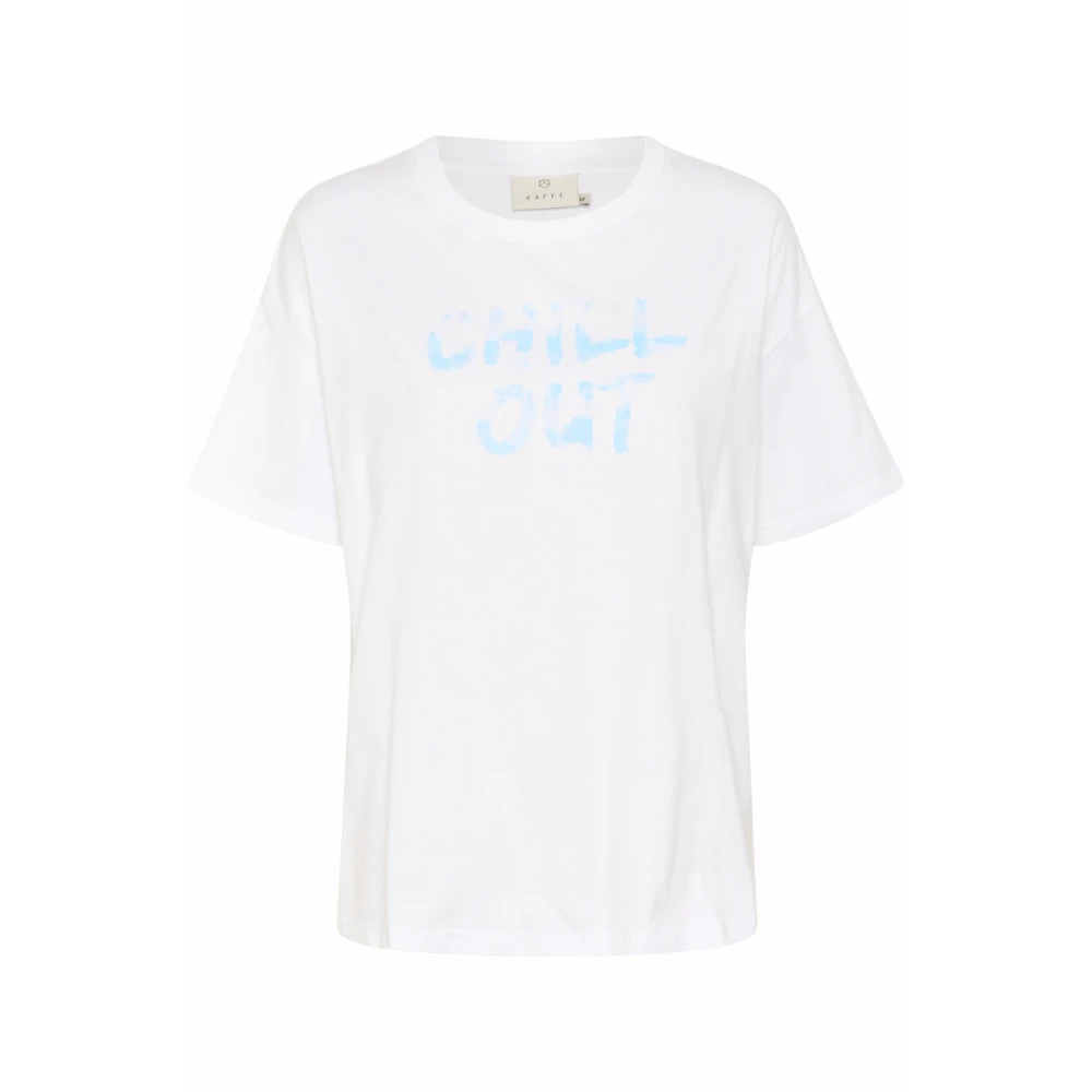 Kaffe - Tops > T-Shirts - White - Kaffe - Modalova