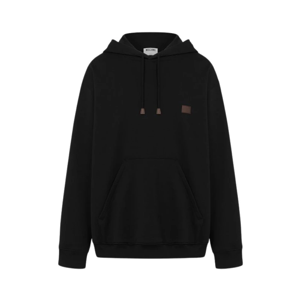 Moschino Unisex Black Cotton Hoodie