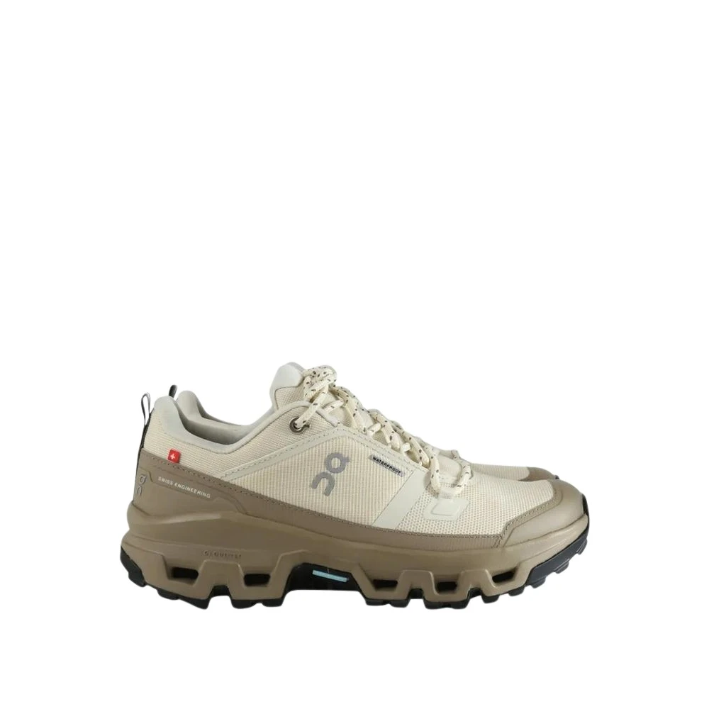On Damen Hellbeige Trekkingschuhe Cloudrock Low Wp 3Wf10145 - Bild 3