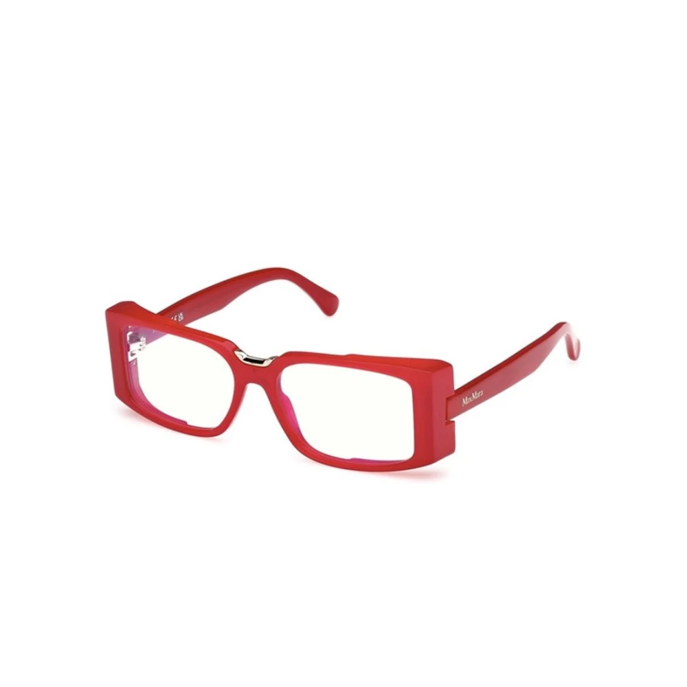 Max Mara Red Glasses, Female, 54 Mm, Optical Frame