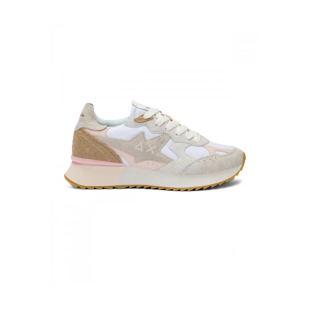Sun68 Sneakers, Female, 3 Uk, Stargirl Multicolor Option White