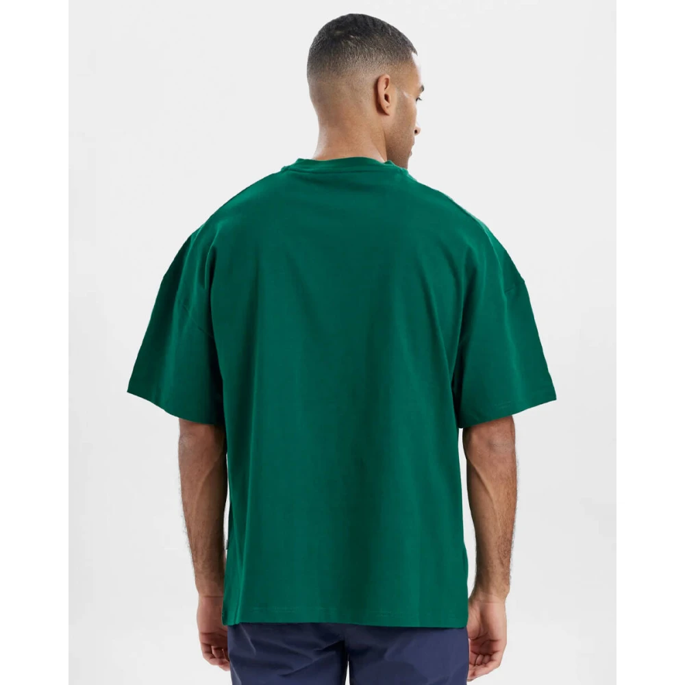 Resteröds Oversize Tee Heren 100% Katoen Green Heren