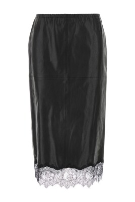 leather-skirt-with-lace-detail