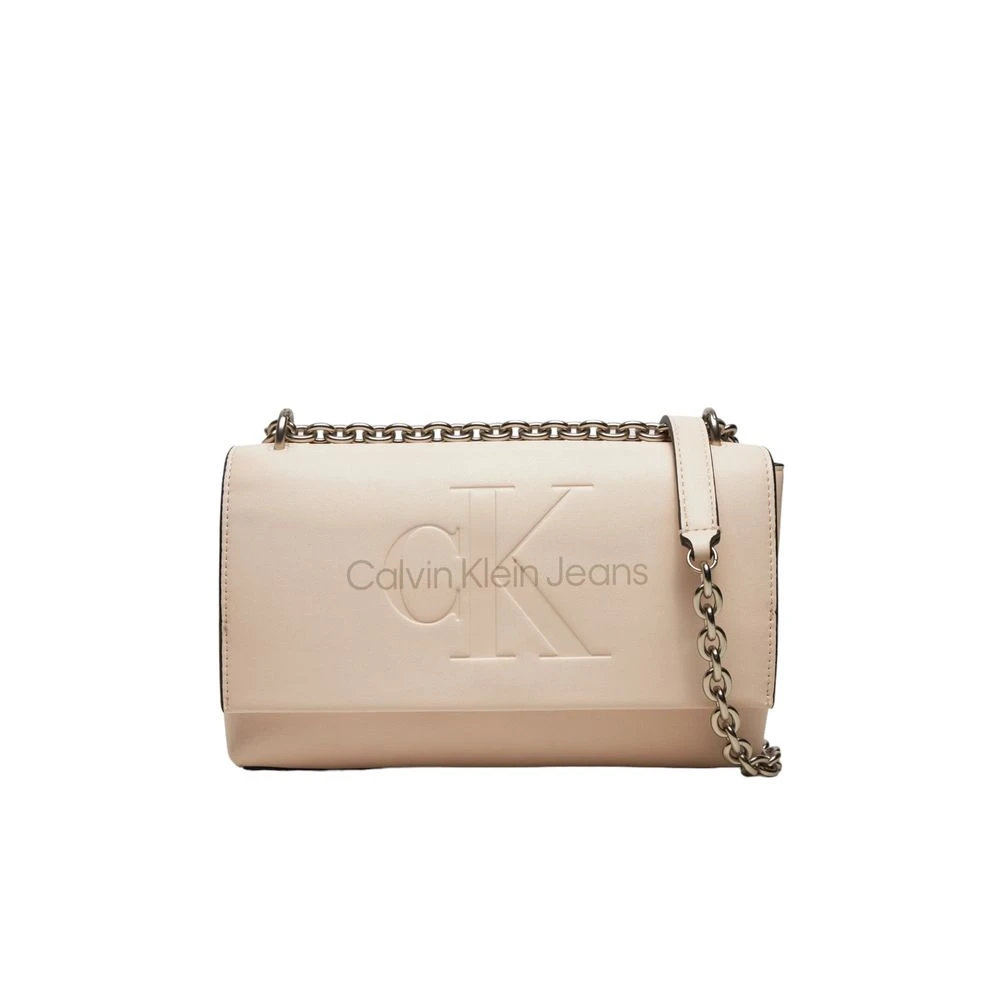 Calvin Klein Jeans Roze Kunstleren Dames Handtas Pink Dames