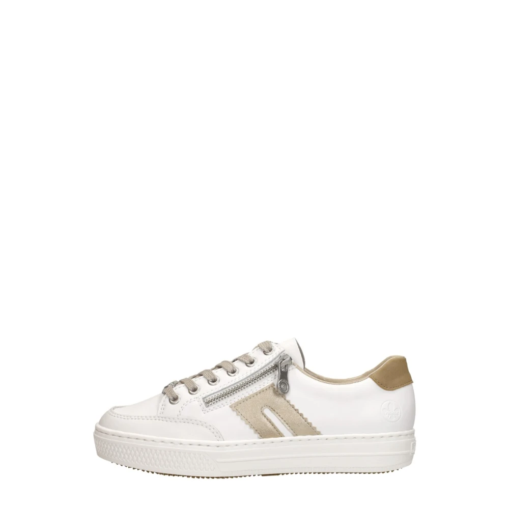 Rieker Veterschoenen Laag Dames Schoenen Wit