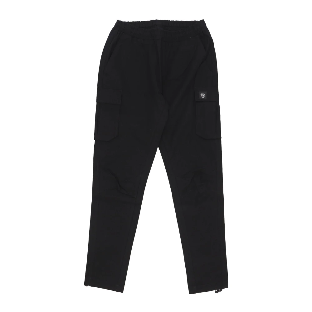 Dolly Noire Men's Black Ripstop Cargo Trousers