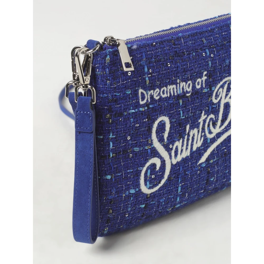 MC2 Saint Barth Parisienne Clutch Tas Blue Dames