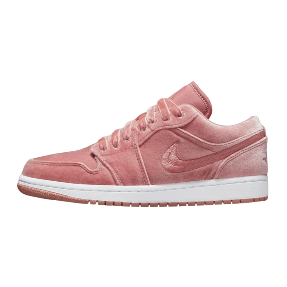 Jordan Rosa Velvet Låga Sneakers Pink, Dam