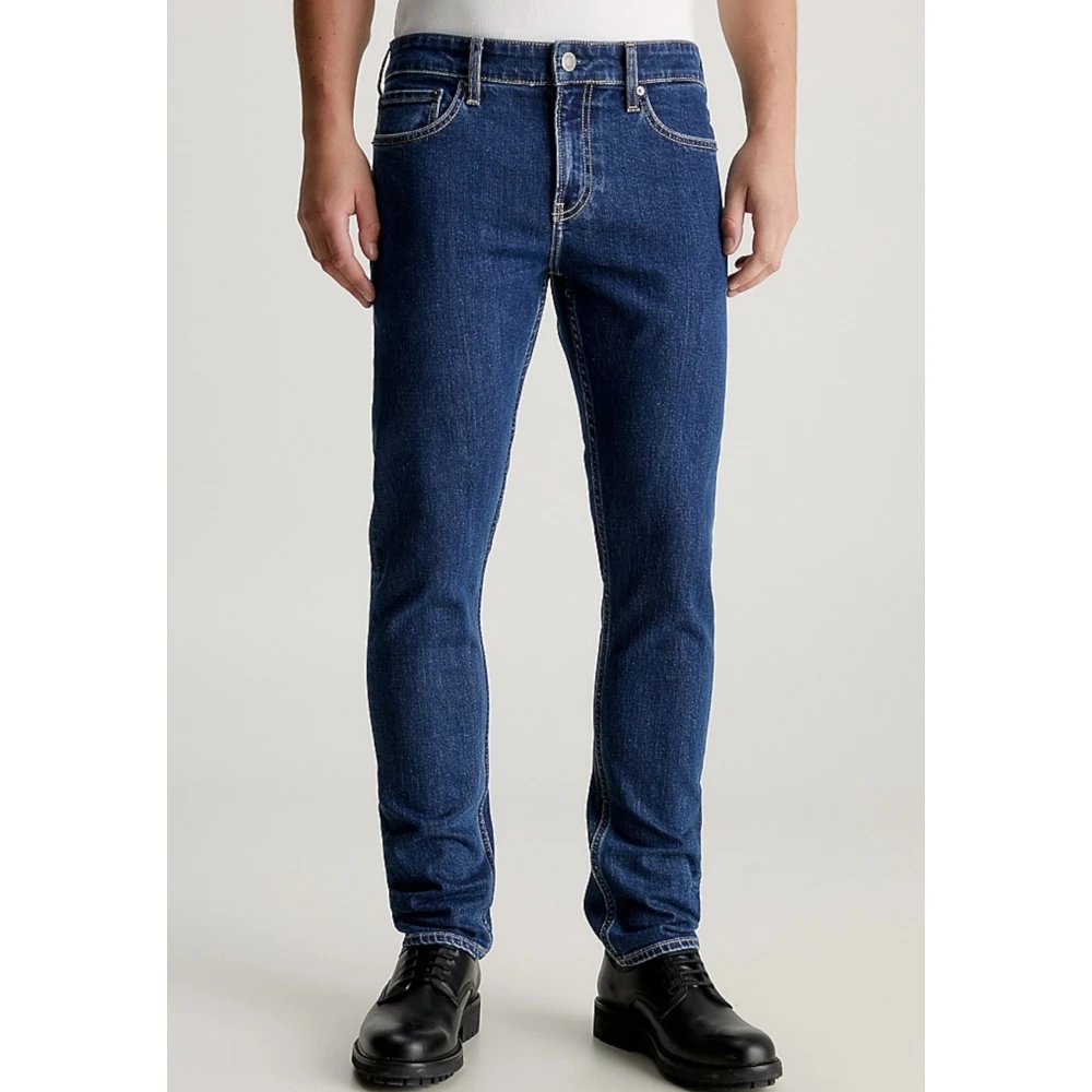 Calvin Klein Slim Fit Donkere Denim Jeans Blue Heren