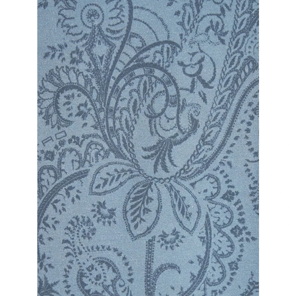 ETRO Paisley Jersey Katoenen T-shirt Blue Heren
