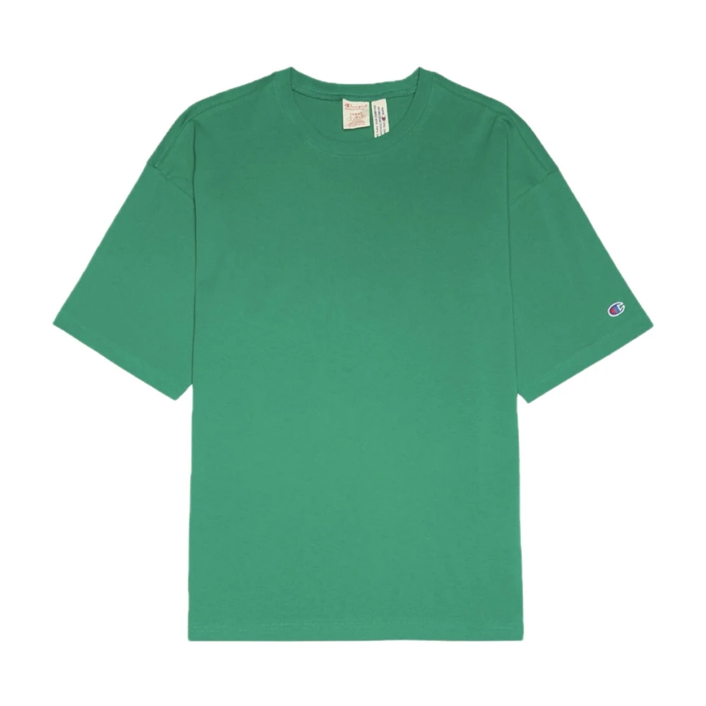 Champion Premium Reverse Weave T-Shirt Green, Herr