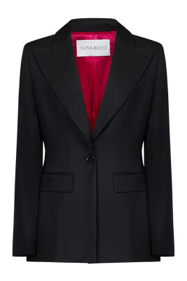 sort-uld-gabardine-jakkesaet-kjole