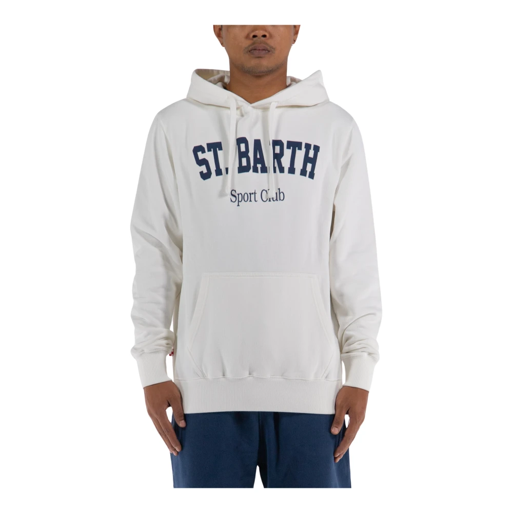 MC2 Saint Barth STB Sport Club Hoodie White Heren