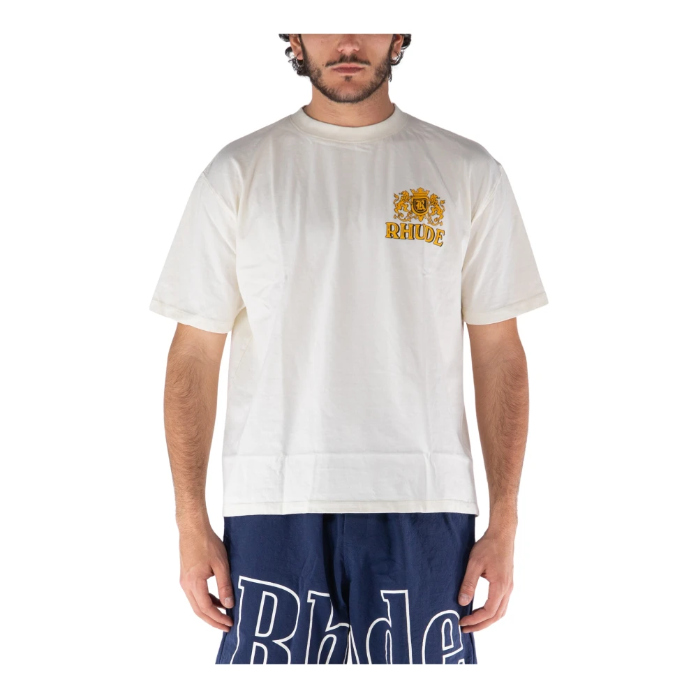 Rhude Cresta Cigar T-Shirt White Heren