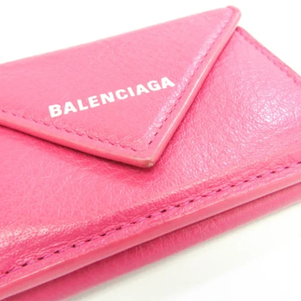 Balenciaga Vintage Pre-owned Leather wallets Pink Dames