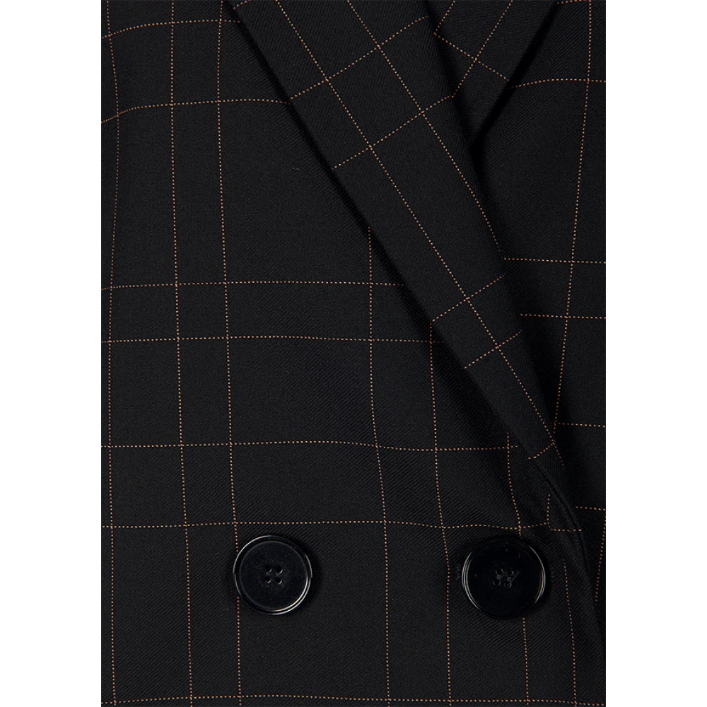 RIANI Elegante Zwarte Vest met Subtiel Patroon Black Dames