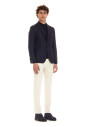 blue-woven-jacket-with-mirror-lapel