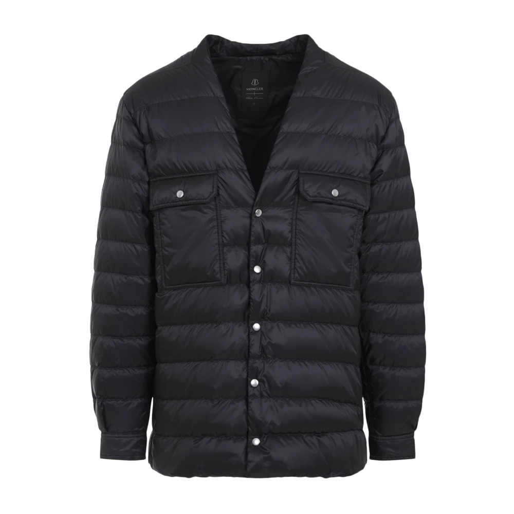 Moncler Rick Owens Buitenshirt Black Heren