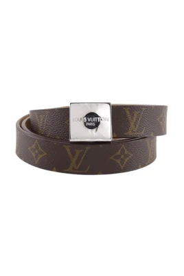 Pre-owned Ceinture Carree Monogram Canvas Belt