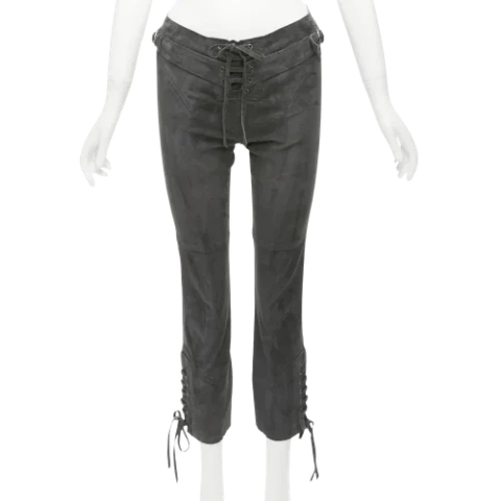Isabel Marant Pre-owned Suede bottoms Gray Dames