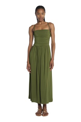 green-dress-ghia-shoulder-weekend